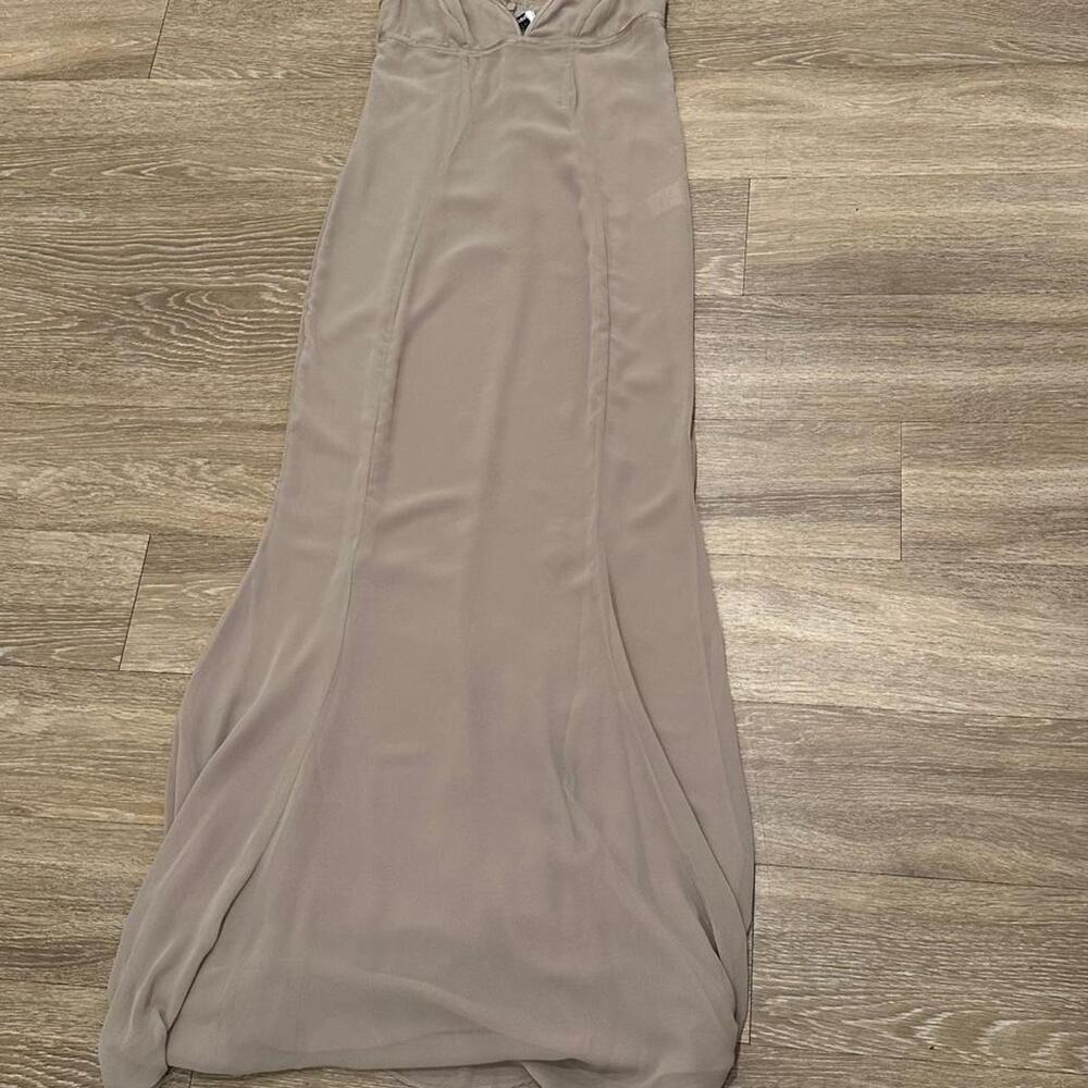 House of CB ‘Loren’ Toffee/ Latte Brown Maxi Strappy Dress